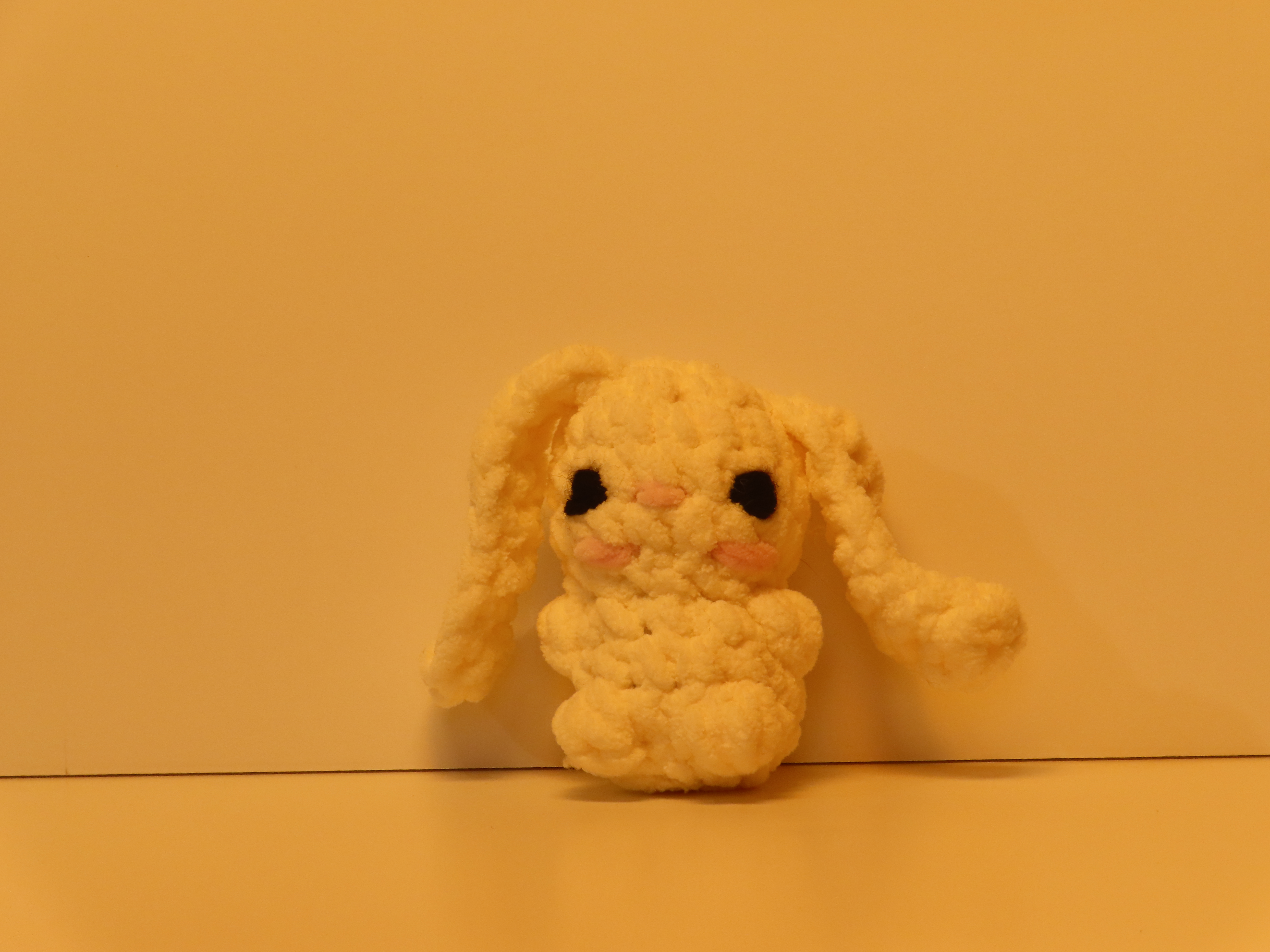 Student-made crochet project